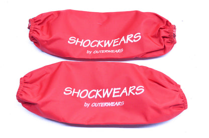 Outerwears 522 Shockwears Grizzly Front Shock Cover Red Qty 2 NOS