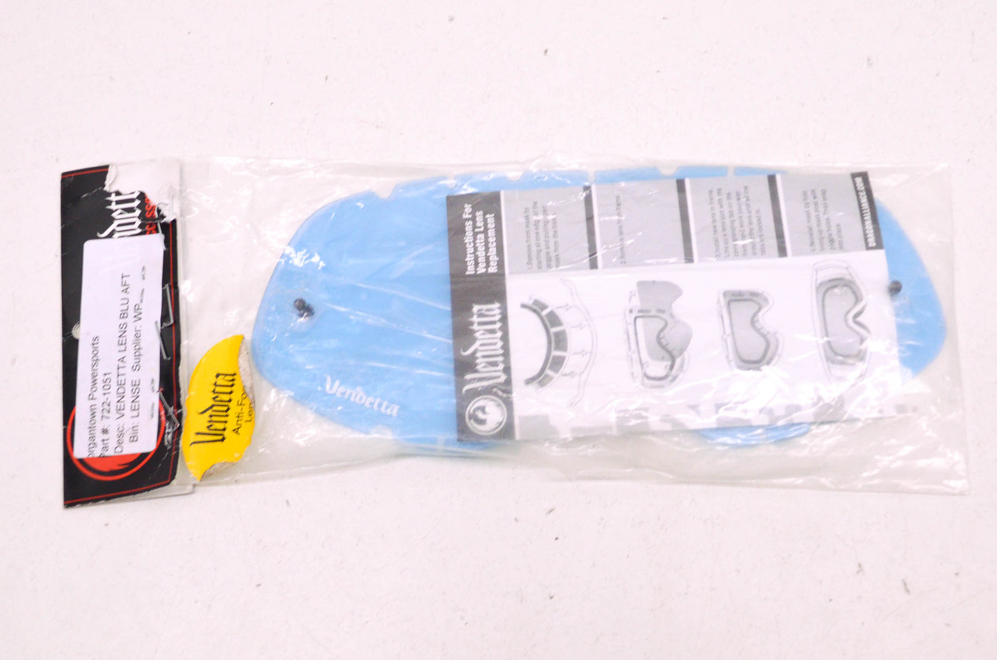 New Dragon Alliance Vendetta Blue Lens NOS