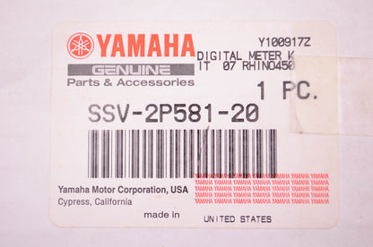 OEM Yamaha SSV-2P581-20-00 SSV-2P581-20-00 Digital Meter Kit NOS
