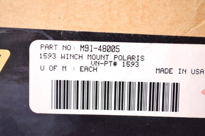 Moose Racing M91-48005 Winch Mount Kit NOS