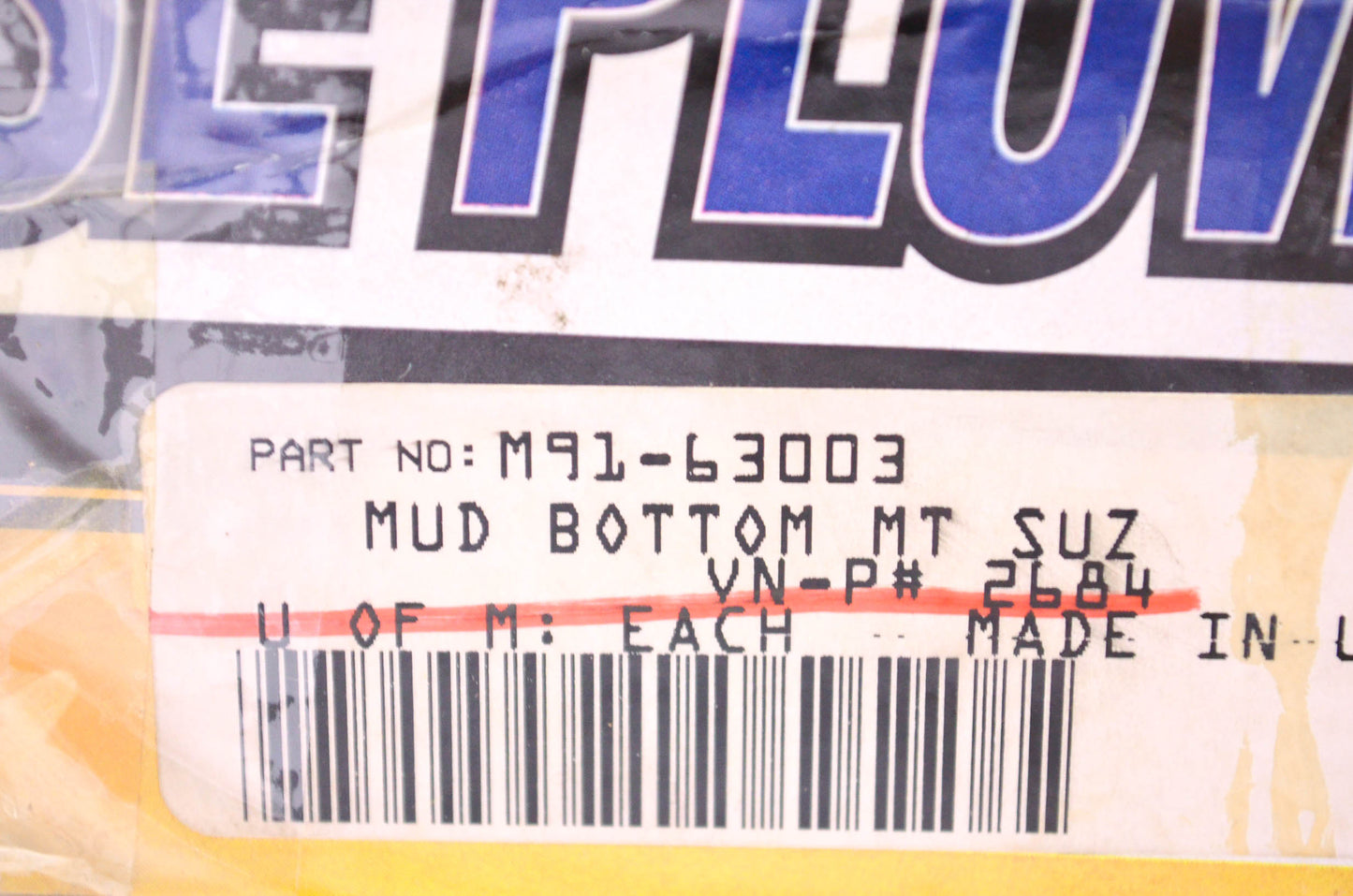 Moose Racing M91-63003 Plow Mount Kit NOS