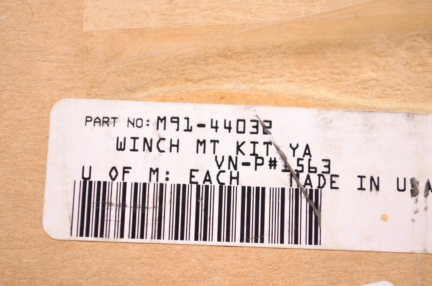 Moose Racing M91-44032 Winch Mount Kit NOS