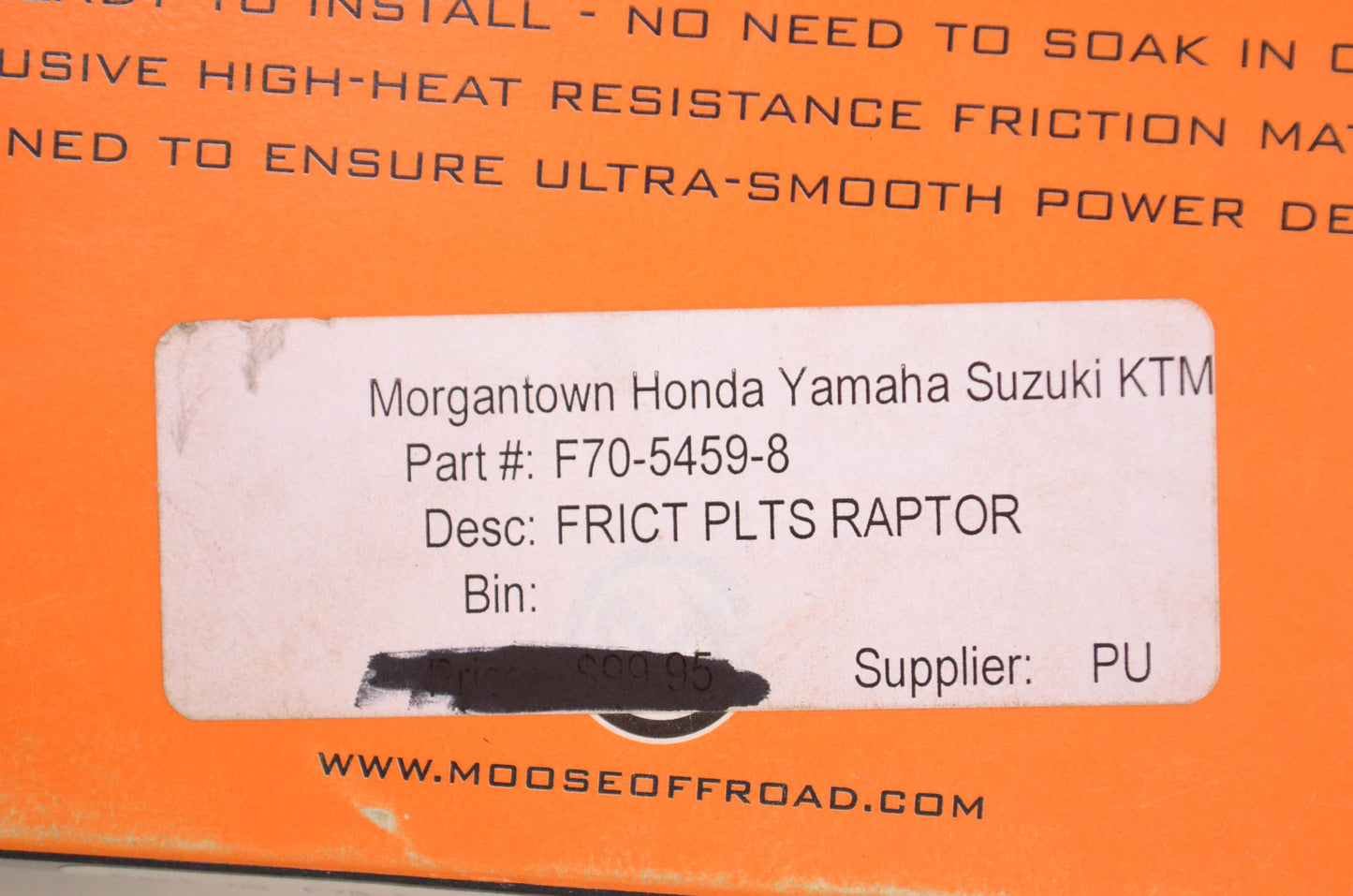 Moose Racing F70-5459-8 Clutch Friction Plate Kit NOS