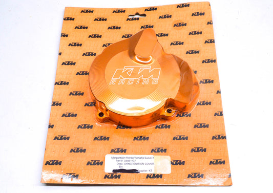 Orange Stator/Ignition Cover NOS