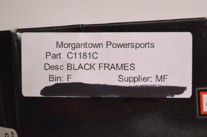 Chap'el C-118IC Interchangeable Black Sunglasses w/ Case NOS