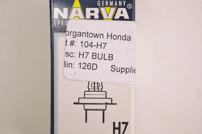 Narva 104-H7, H7 Light Bulb NOS