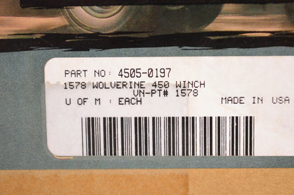 Moose Racing 4505-0197 Winch Mount Kit NOS