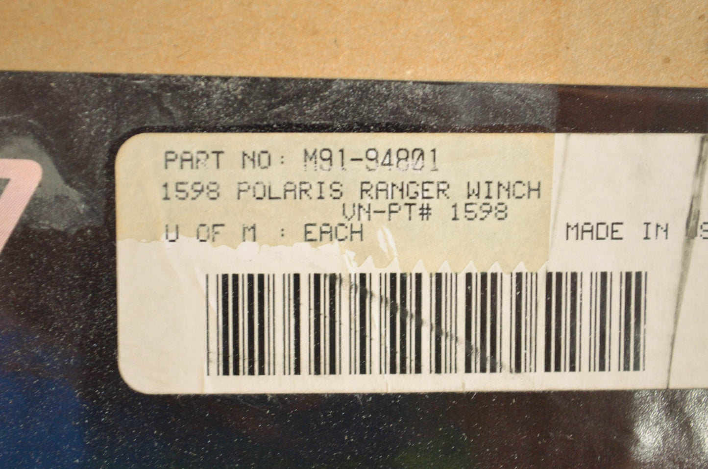 Moose Racing M91-94801 Winch Mount Kit NOS