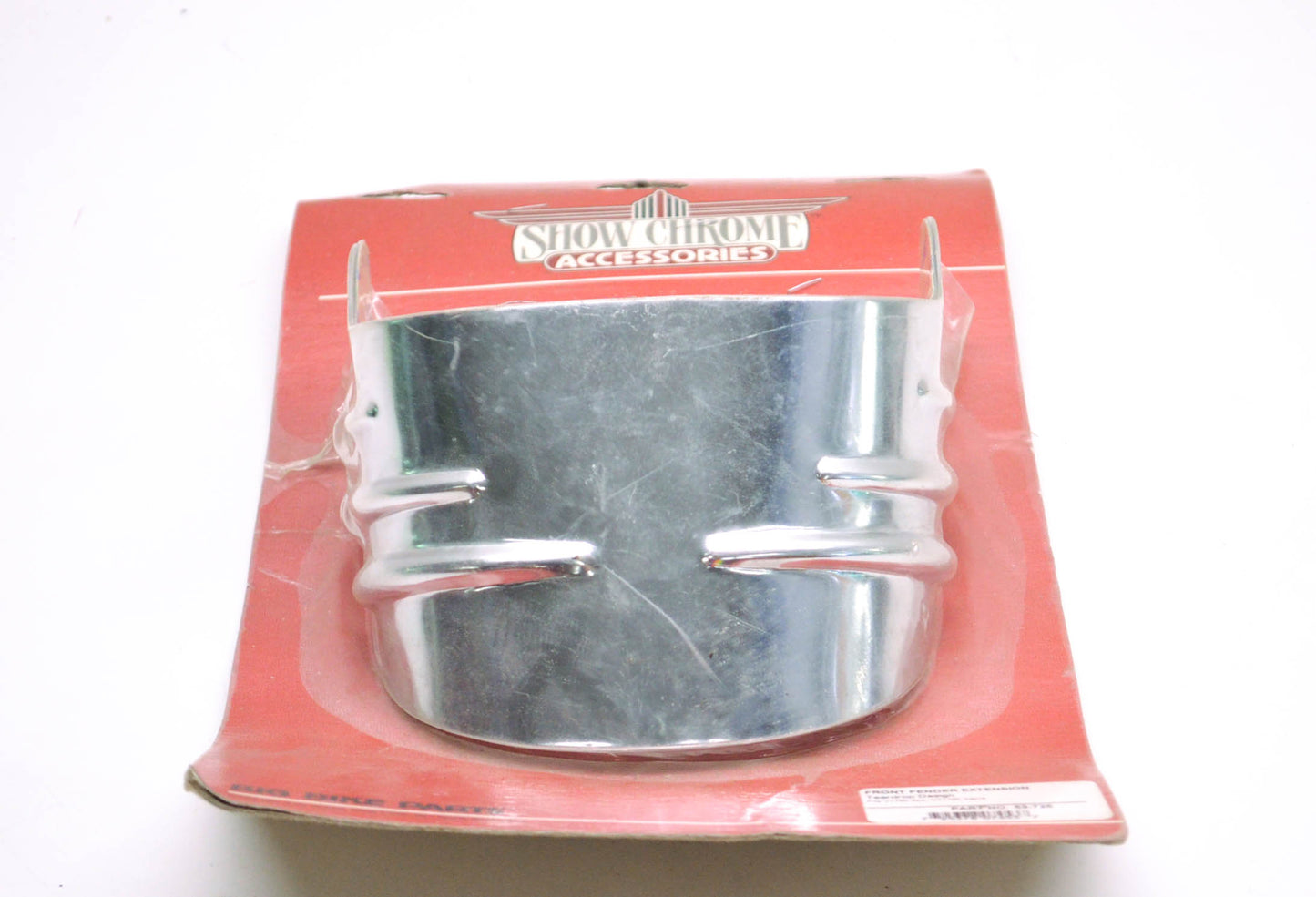 Show Chrome 53-726 Accessories Teardrop Front Fender Extension NOS