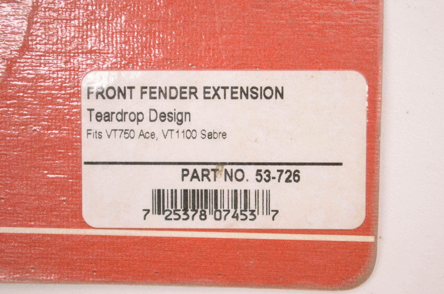 Show Chrome 53-726 Accessories Teardrop Front Fender Extension NOS