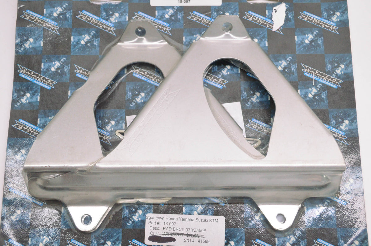 Works Connection 18-097 Radiator Brace Qty 2 NOS