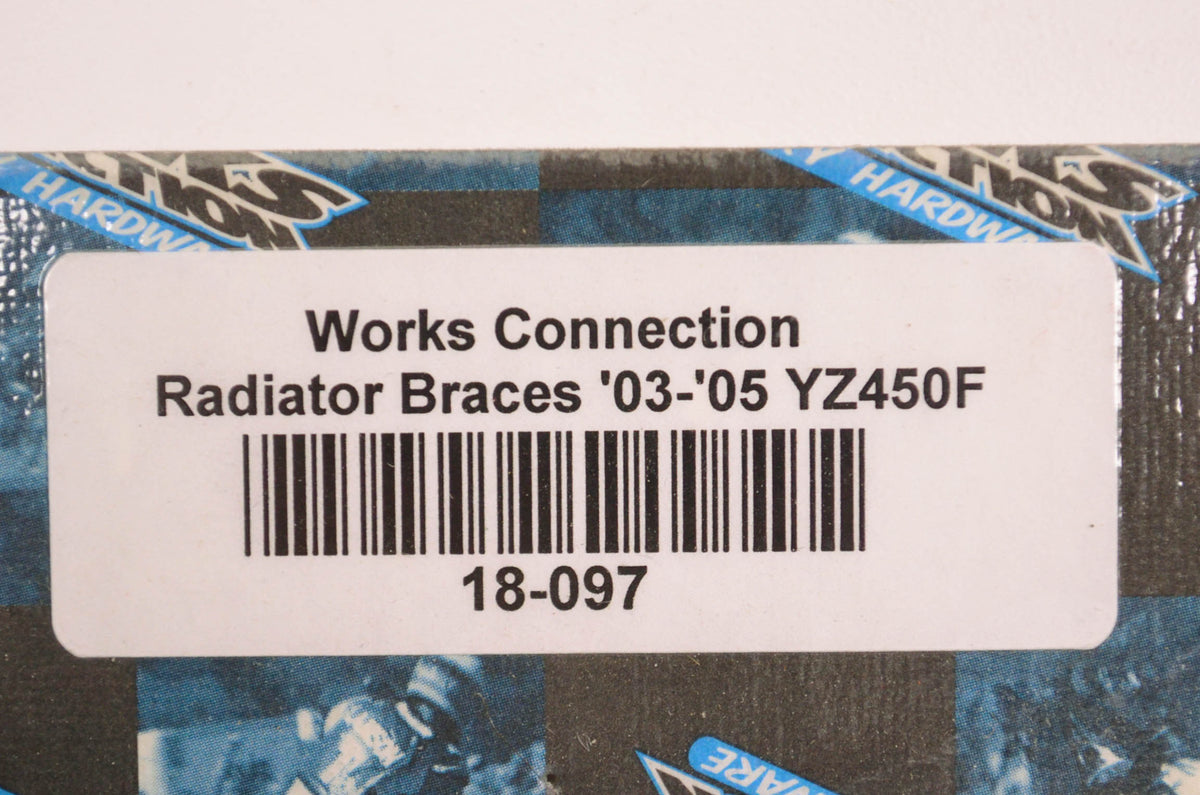 Works Connection 18-097 Radiator Brace Qty 2 NOS
