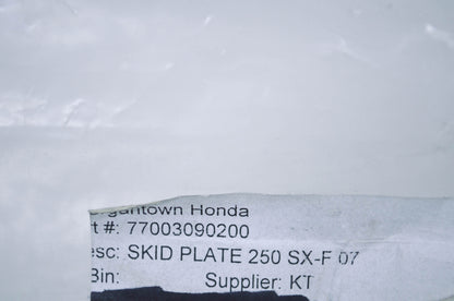 OEM KTM 77003090200 Skid Plate NOS