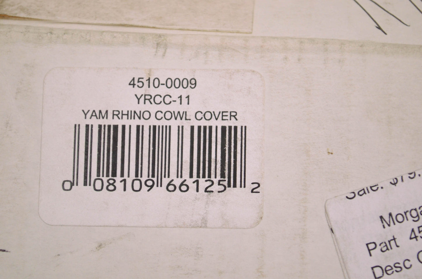 Moose Racing 4510-0009, YRCC-11 Black Cowl Cover NOS