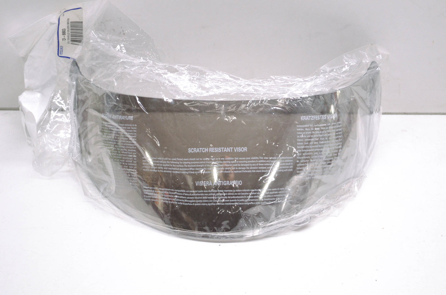 New Fly Racing Silver Mirror Shield NOS