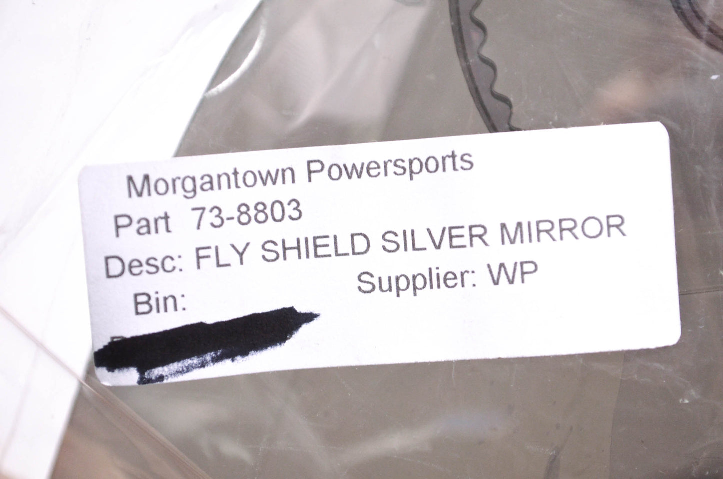 New Fly Racing Silver Mirror Shield NOS