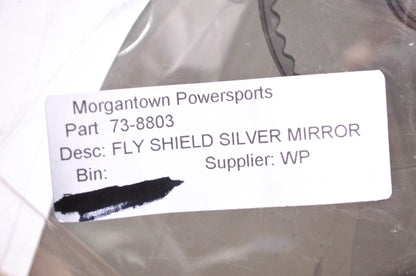 New Fly Racing Silver Mirror Shield NOS
