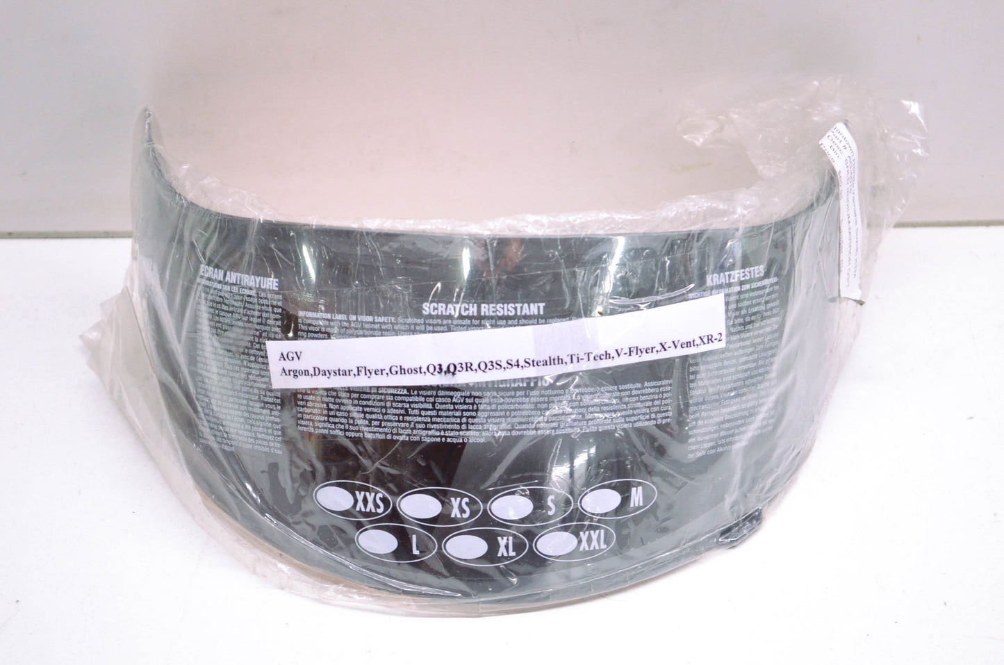 AGV AG-0016 Iridium Mirror Shield NOS