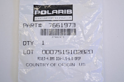 OEM Polaris 7661973 4.8mm Rivet NOS