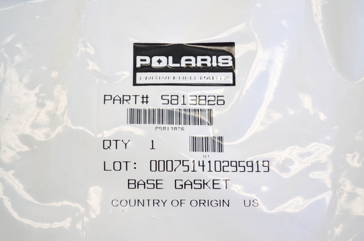 OEM Polaris 5813826 Base Gasket NOS