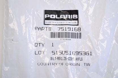 OEM Polaris 7519168 Hex Flange Bolt M8X1.25-320MM NOS