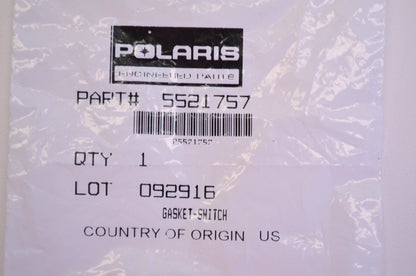 OEM Victory 5521757 Switch Gasket NOS