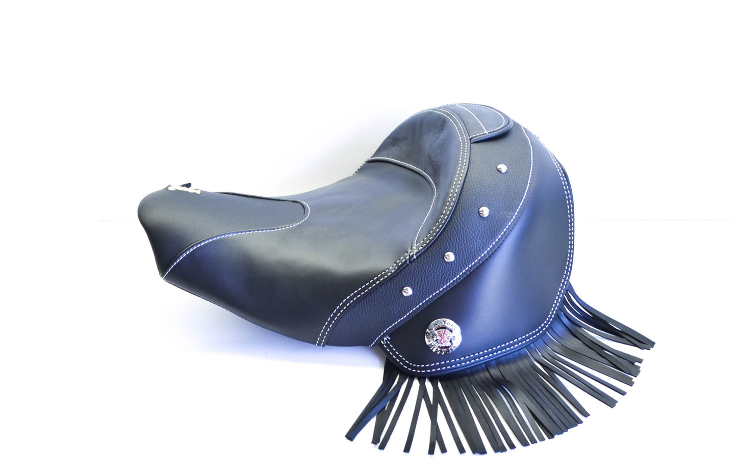 Indian 2686033-01 2015-2016 Chieftain Roadmaster Solo Studded Fringe Seat NOS