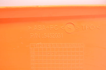 OEM Polaris 5452031 Orange Center Hood Cover NOS