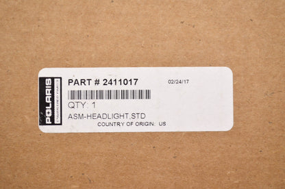 OEM Polaris 2411017 Headlight Assembly STD NOS