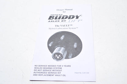Trailer Buddy 33129 The Vault Hybrid Lubrication System Owner's Manual NOS