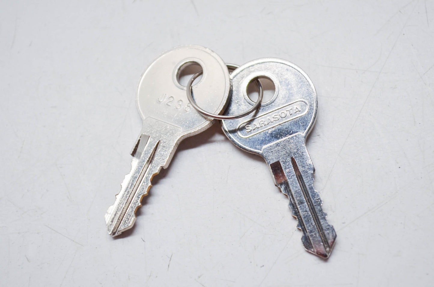New Sarasota Cam Lock Key J236 QTY 2 NOS