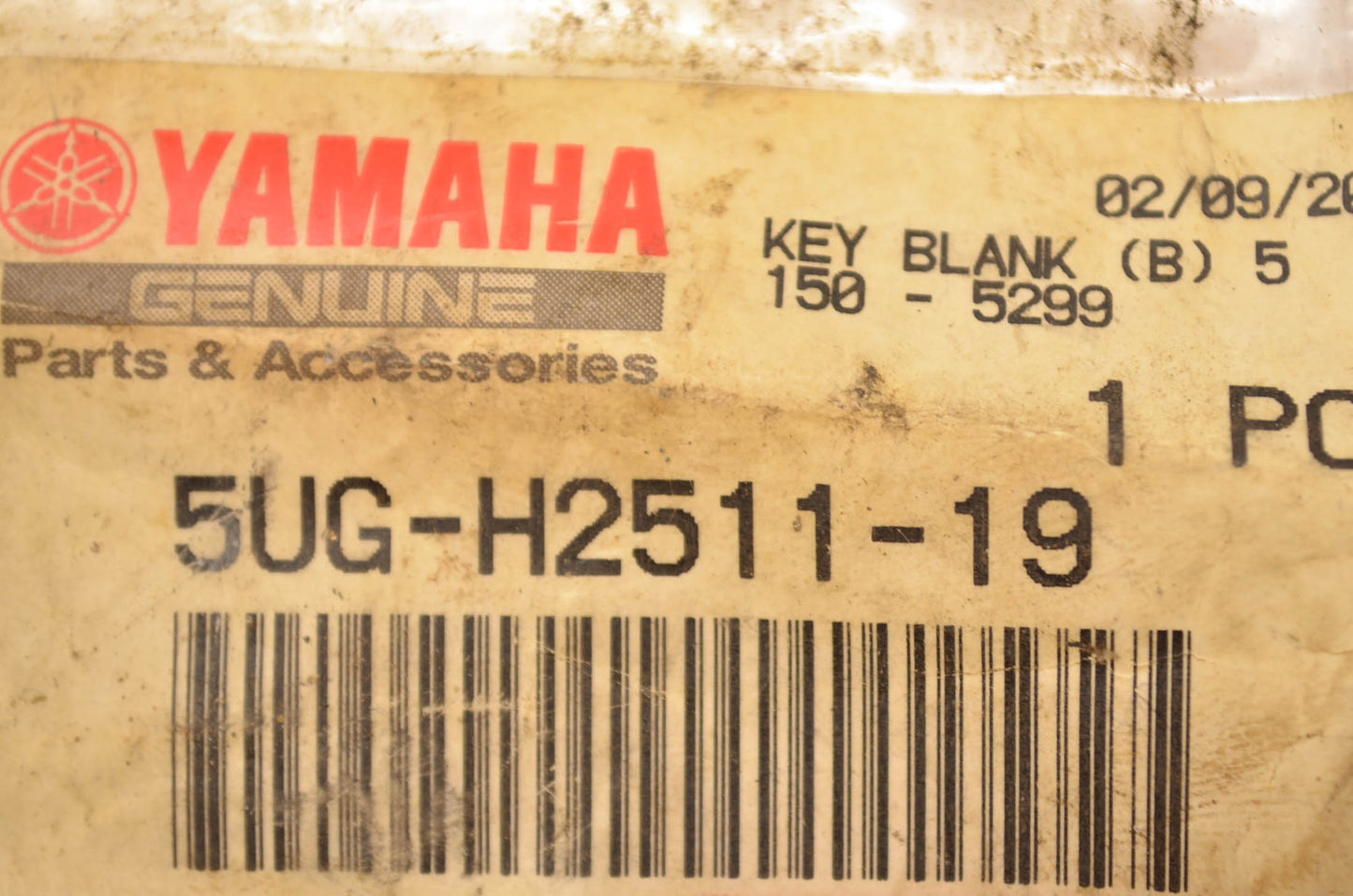 New OEM Yamaha Blank Key NOS