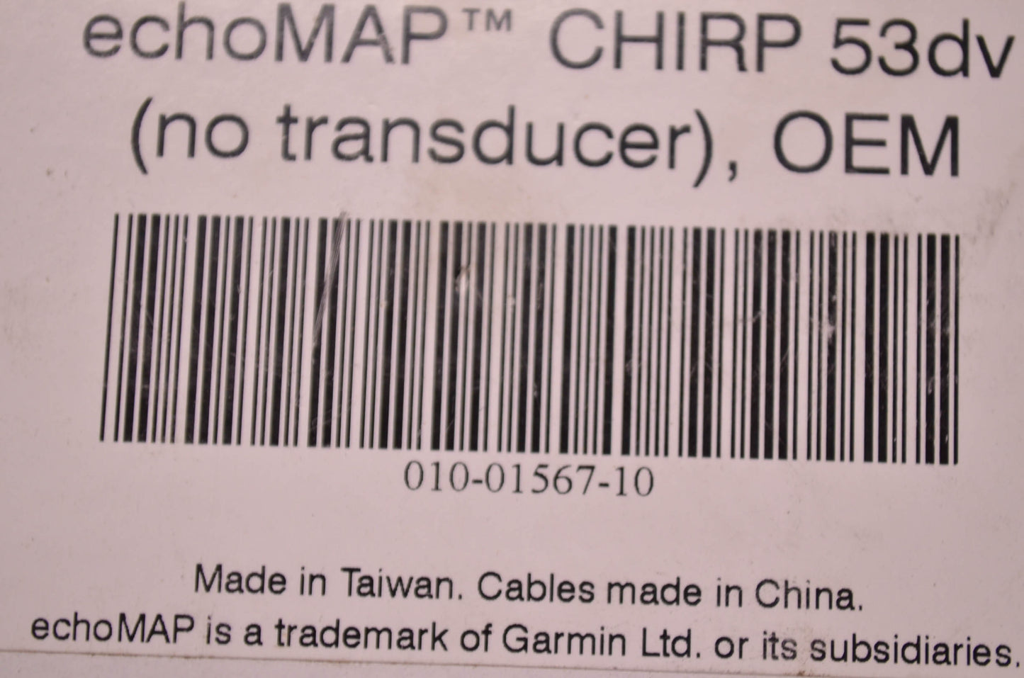 New Garmin echoMAP Chirp 53dv (No Transducer) OEM NOS