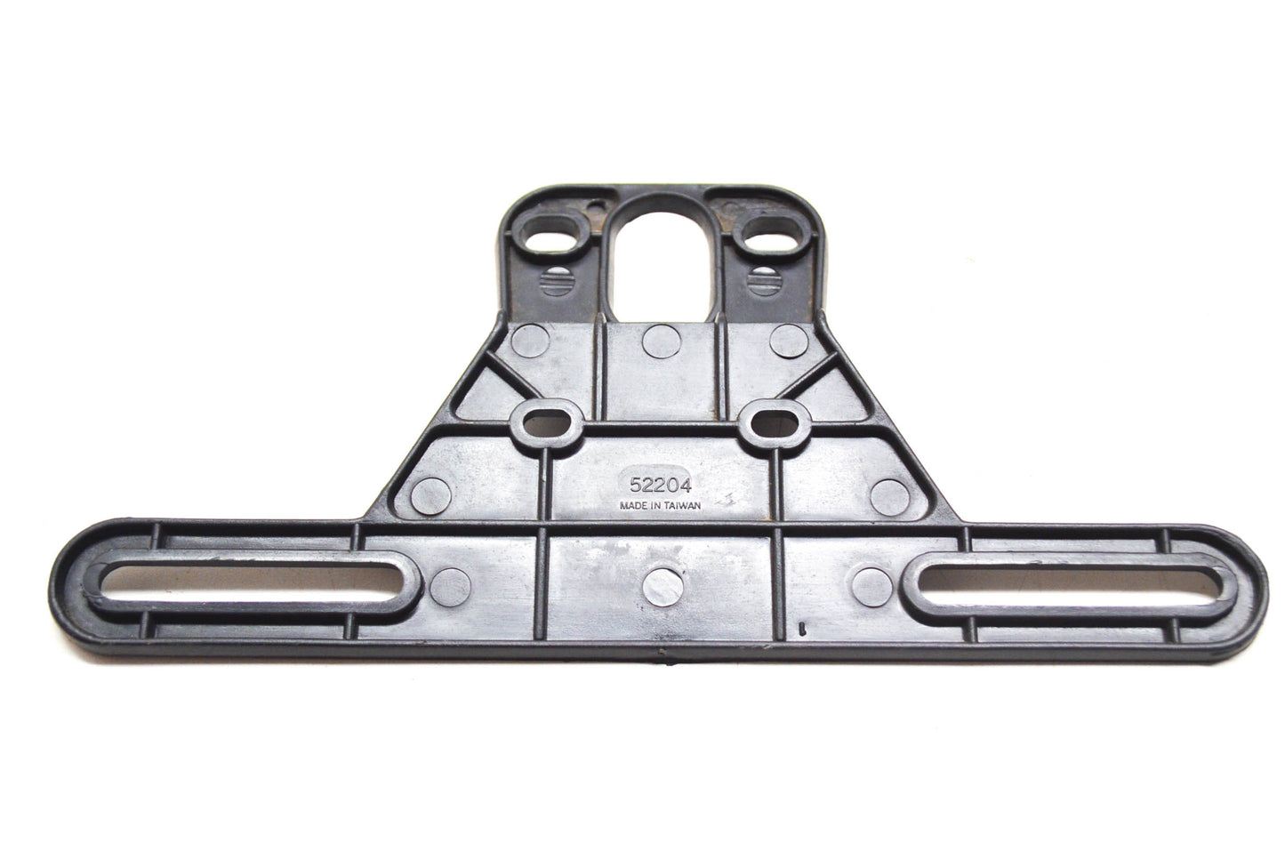 Aftermarket 52204 Black Polymer License Plate Bracket NOS