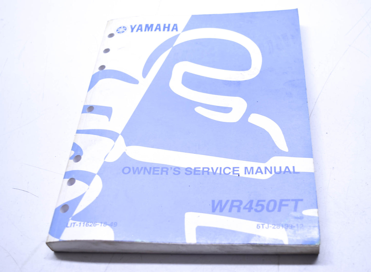 OEM Yamaha LIT-11626-18-49 WR450FT Owner's Service Manual
