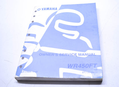 OEM Yamaha LIT-11626-18-49 WR450FT Owner's Service Manual