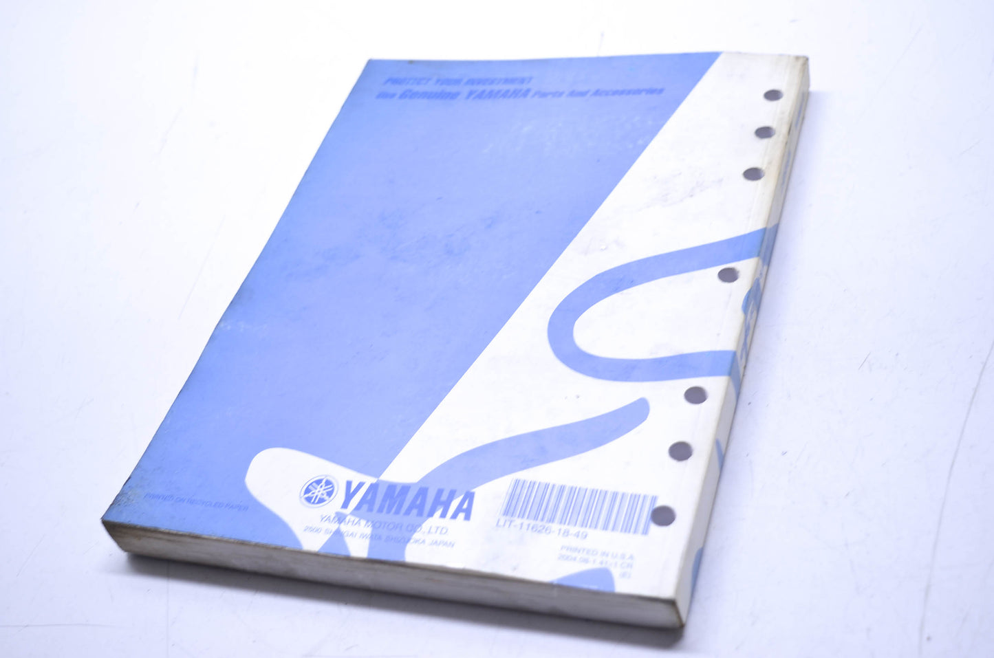 OEM Yamaha LIT-11626-18-49 WR450FT Owner's Service Manual