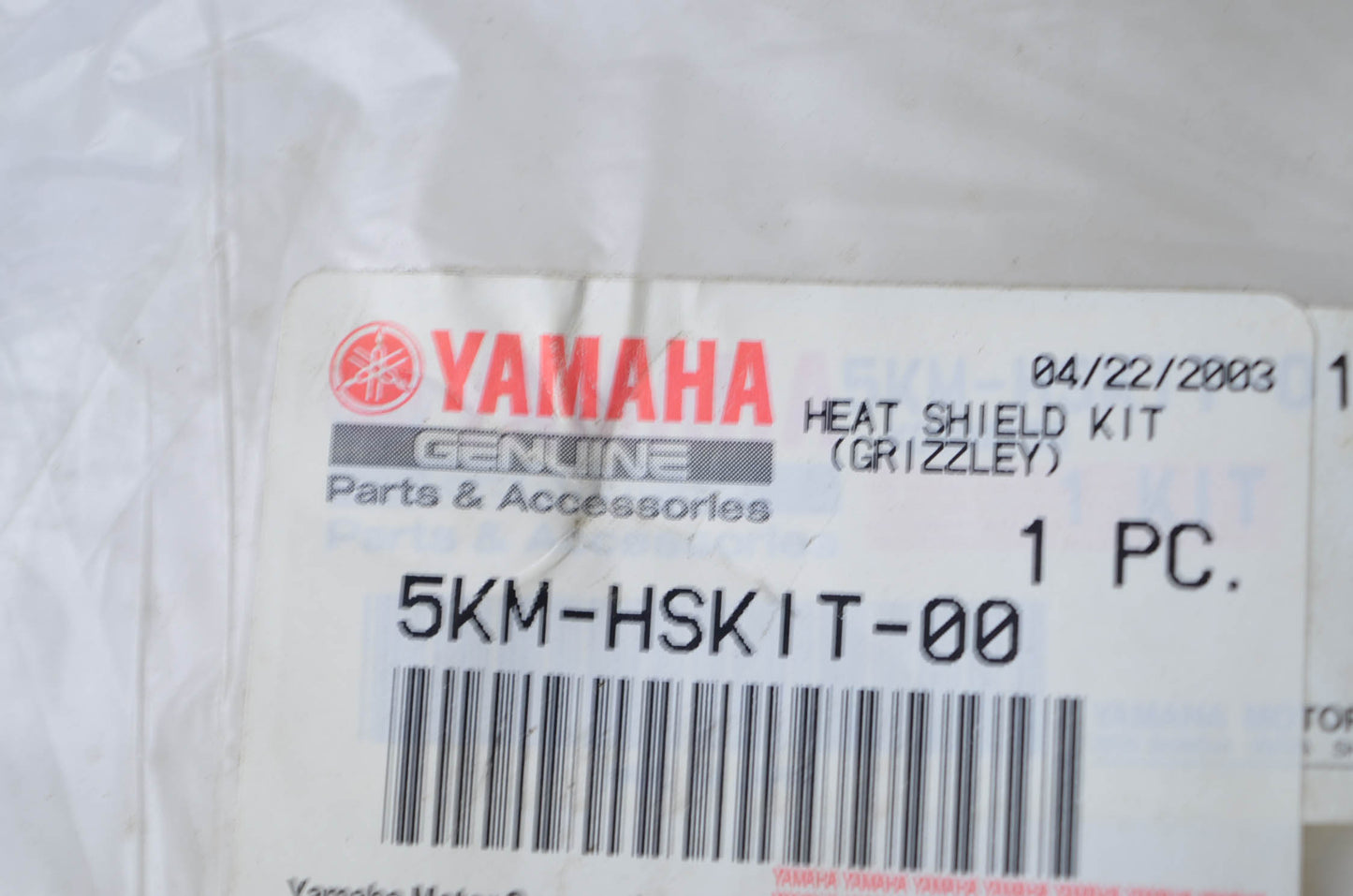 OEM Yamaha 5KM-HSKIT-00-00 Heat Insulation Kit NOS