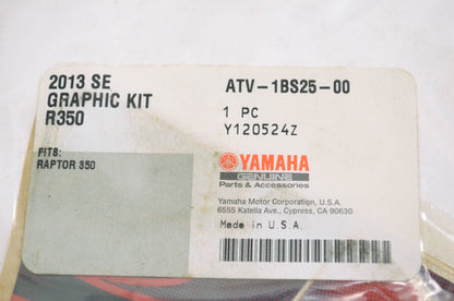 New OEM Yamaha 2013 Raptor 350 Graphic Kit NOS