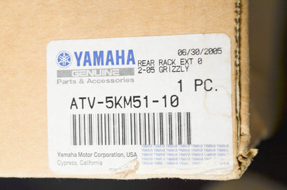 New OEM Yamaha 2002-2005 Grizzly 660 Rear Rack Extender NOS
