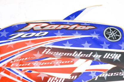 OEM Yamaha Raptor 700 USA Decal Kit NOS