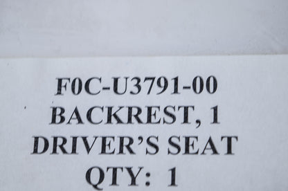 OEM Yamaha F0C-U3791-00-00 Driver Seat Back Backrest 1 NOS