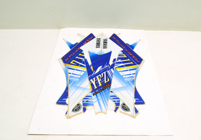 New OEM Yamaha YFZ450R Blue/Yellow Decal Kit NOS