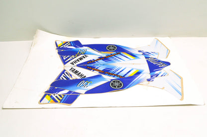 New OEM Yamaha Raptor 350 Blue/Yellow Decal Kit NOS