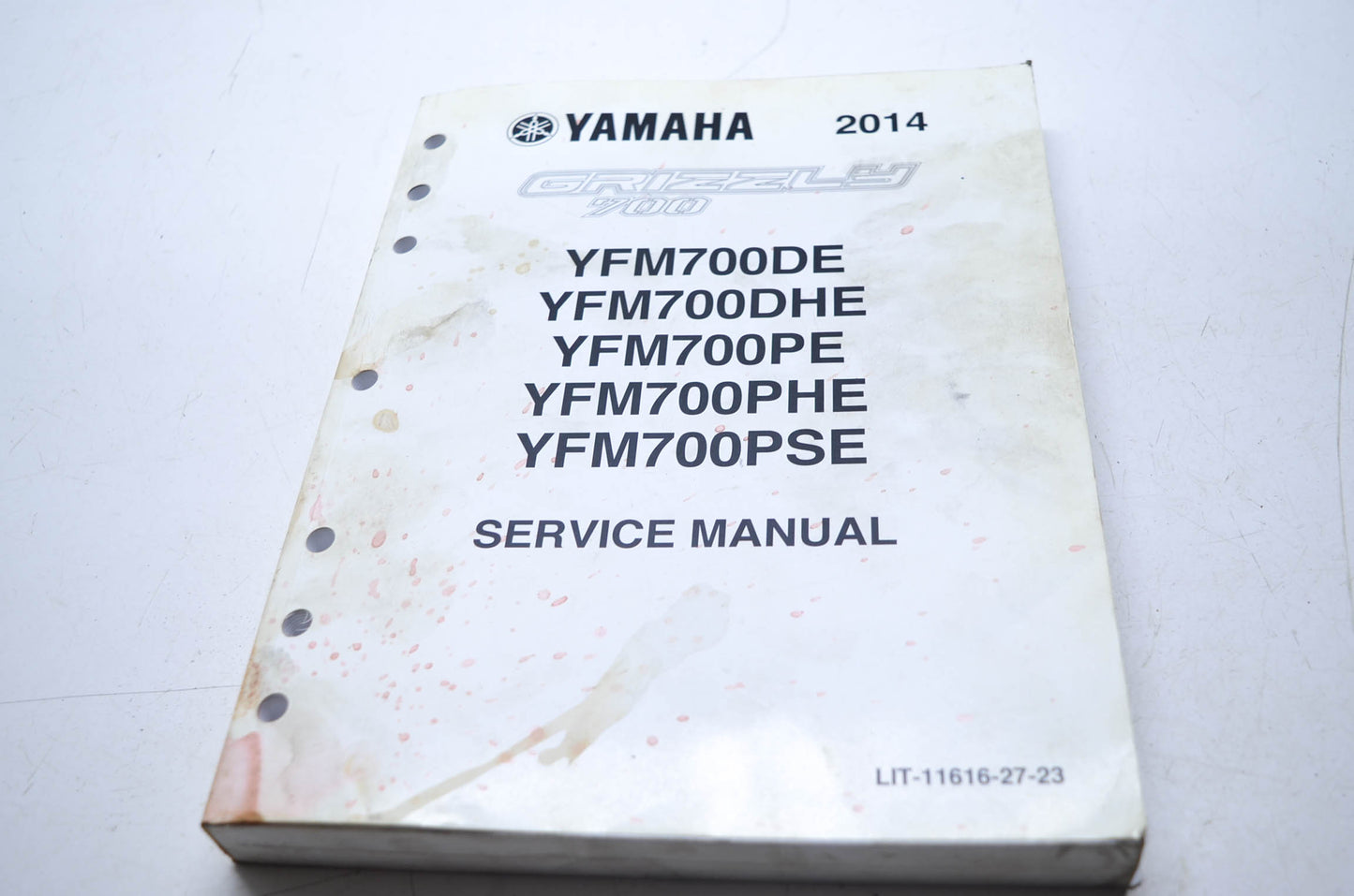 OEM Yamaha LIT-11616-27-23 YFM700DEG/DEL/DHEH/P Service Manual