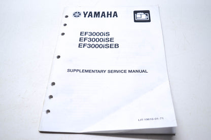 OEM Yamaha LIT-19616-01-71 EF3000 Supplementary Service Manual