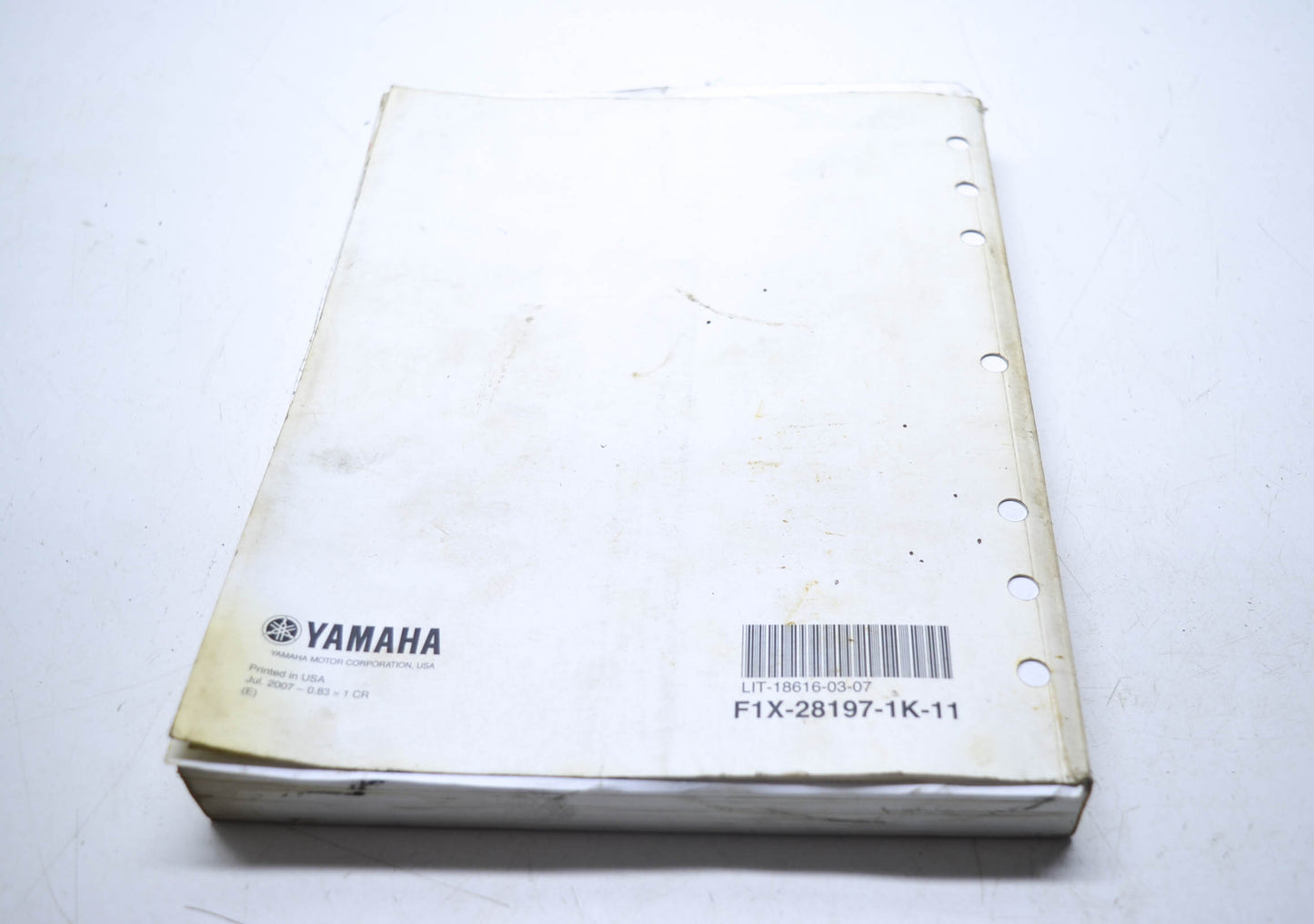 OEM Yamaha LIT-18616-03-07 Service Manual 08 FX/CRUISER HO