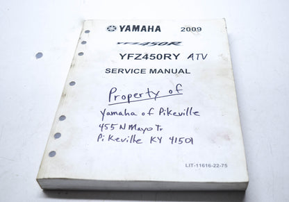 OEM Yamaha LIT-11616-22-75 YFZ450R YFZ450RY Service Manual