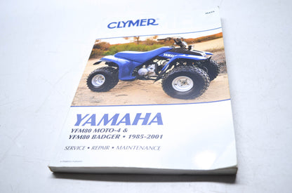 Clymer 1985-2001 Yamaha YFM80 MOTO-4 & Badger Service Repair Maintenance Manual