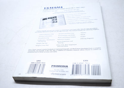 Clymer 1985-2001 Yamaha YFM80 MOTO-4 & Badger Service Repair Maintenance Manual